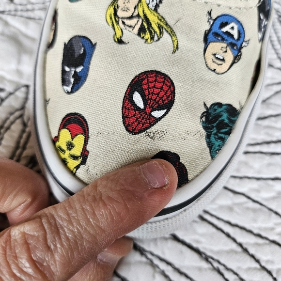 VGUC Vans X Marvel Head Sneakers Mens 8 Women 9.5 - Picture 9 of 15